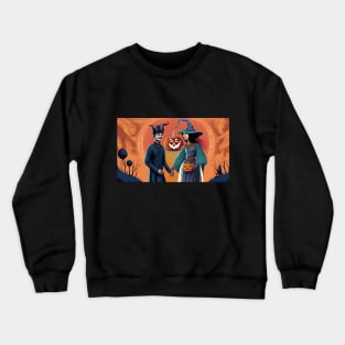 Spooktacular Halloween T-Shirt with Haunted House, Pumpkins, and Skeleton Crewneck Sweatshirt